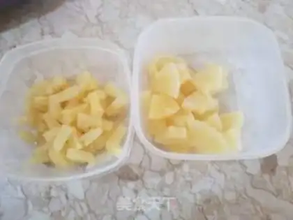 Make Pineapple ham bread step 7