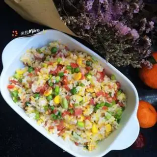 Make Bacon garlic fried rice step 7