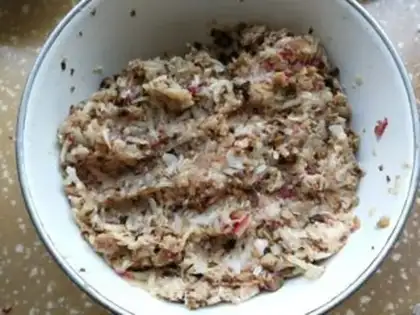 Make Steam radish meatballs step 4