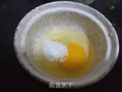 Make Orange steamed eggs step 3
