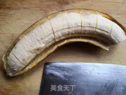 Make Banana roast step 1