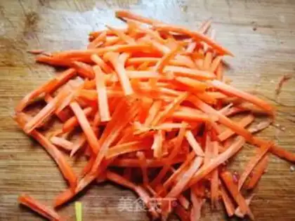 Make Carrot and yellow fried eggs step 1