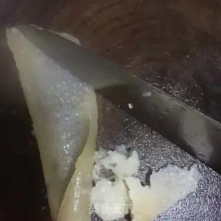 Make Red burning pig skin step 1