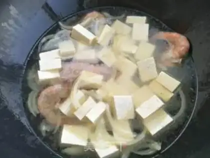 Make Shrimp mushroom tofu step 5