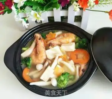 Make Shrimp mushroom tofu step 7