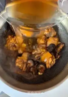 Make Chicken mushrooms step 9