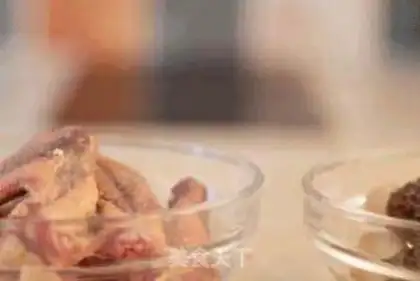 Make The lamb belly pigeon, New Zealand glue soup step 1