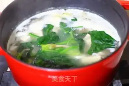 Make Tofu mushroom soup step 5