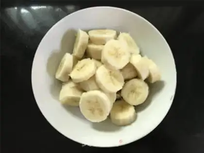 Make The sweet potato banana and rice pancakes step 4