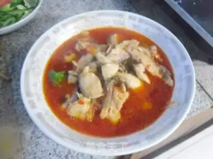 Make Red oil fish step 17