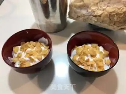 Make Blueberry cereal soy cream step 2