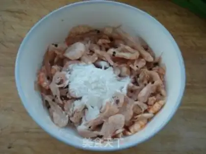 Make Creamed krill step 1