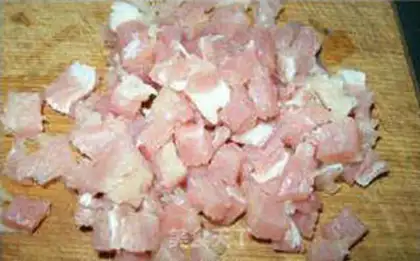 Make Salted potato fried rice step 4