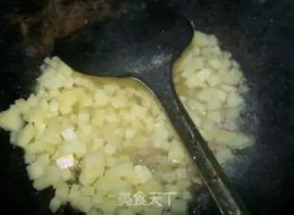 Make Salted potato fried rice step 6