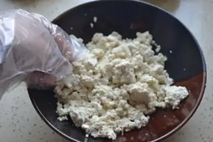 Make Pearl tofu meatballs step 1