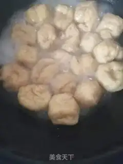 Make Cabbage oil tofu step 1