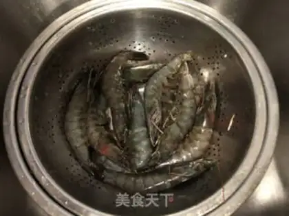 Make Garlic ginseng shrimp step 0