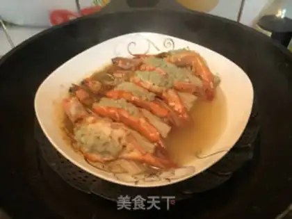 Make Garlic ginseng shrimp step 6