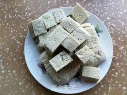 Make Frozen tofu step 1
