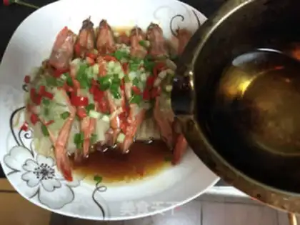 Make Garlic ginseng shrimp step 8