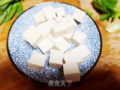 Make Creamed tofu step 0