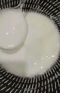 Make Fry and fresh milk step 6