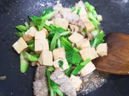 Make Creamed tofu step 5