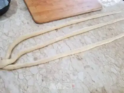 Make Hala bread step 8