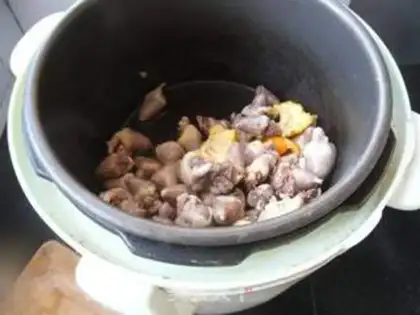 Make Chicken heart dry tofu step 6