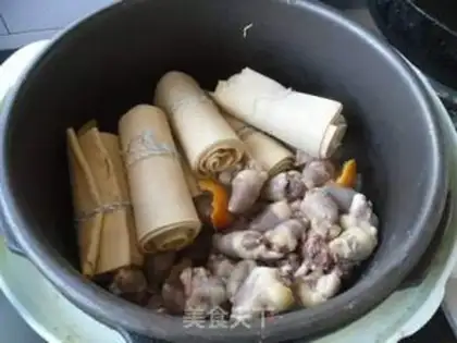 Make Chicken heart dry tofu step 7