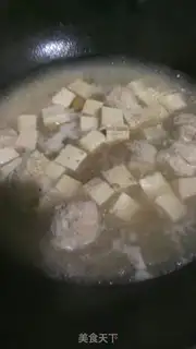 Make Chickenball tofu soup step 6