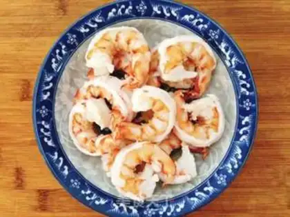 Make Red burning shrimp step 3