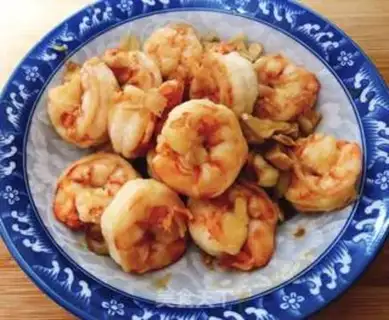 Make Red burning shrimp step 7