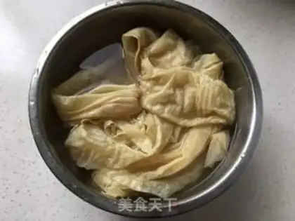 Make Dry bean skin step 1
