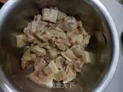 Make Five flowers for potatoes and eggs step 1