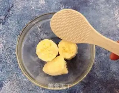 Make Double banana yogurt step 2