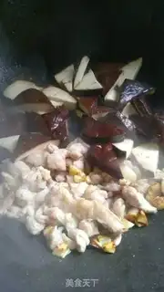 Make Plum meat and soybeans step 4