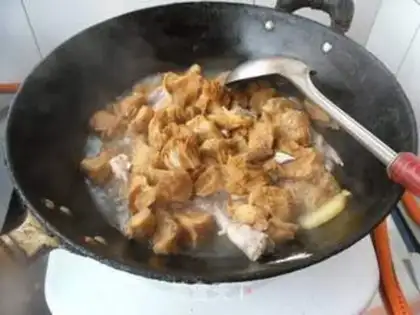 Make Chicken soup monkey mushrooms step 7