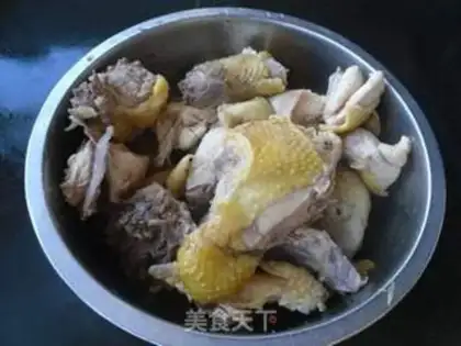 Make Home chicken mushrooms step 4