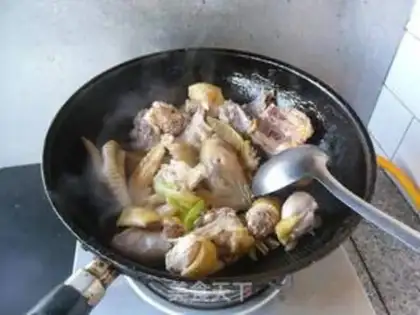 Make Home chicken mushrooms step 6