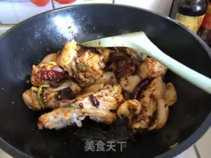 Make Potato chicken step 7