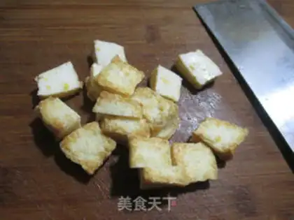 Make Fish, tofu and oil step 1