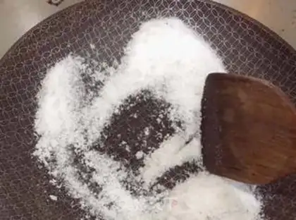 Make Black sesame sugar step 4