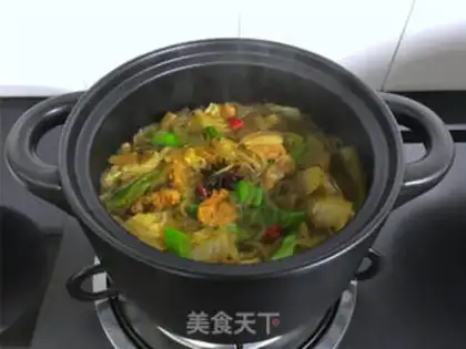 Make Pork cabbage powder step 8