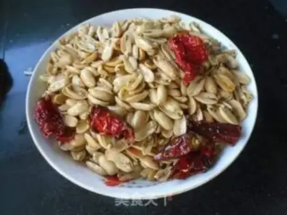 Make Spicy peanut petals step 11