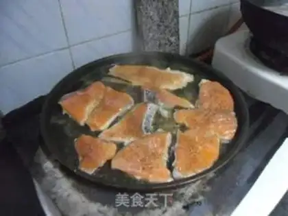 Make Fried salmon step 7