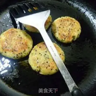 Make Black-sesame-sedimented corn bagel step 8