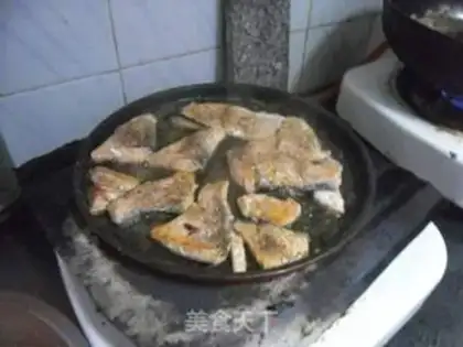 Make Fried salmon step 8