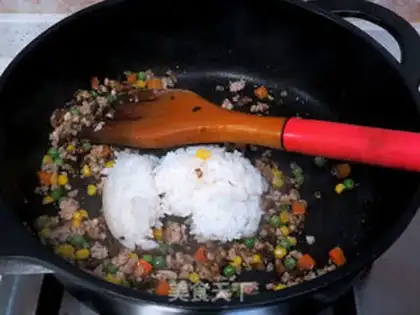 Make Pumpkin rice step 7