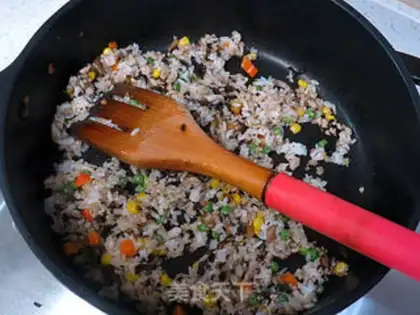 Make Pumpkin rice step 8